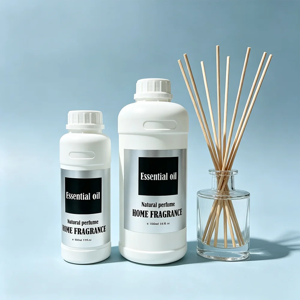 500ml/1000ml 100% Pure Fragrance Oil, Aroma Oil For Reed Diffuser, Humidifier, Home & Hotel Aromatherapy Air Freshener