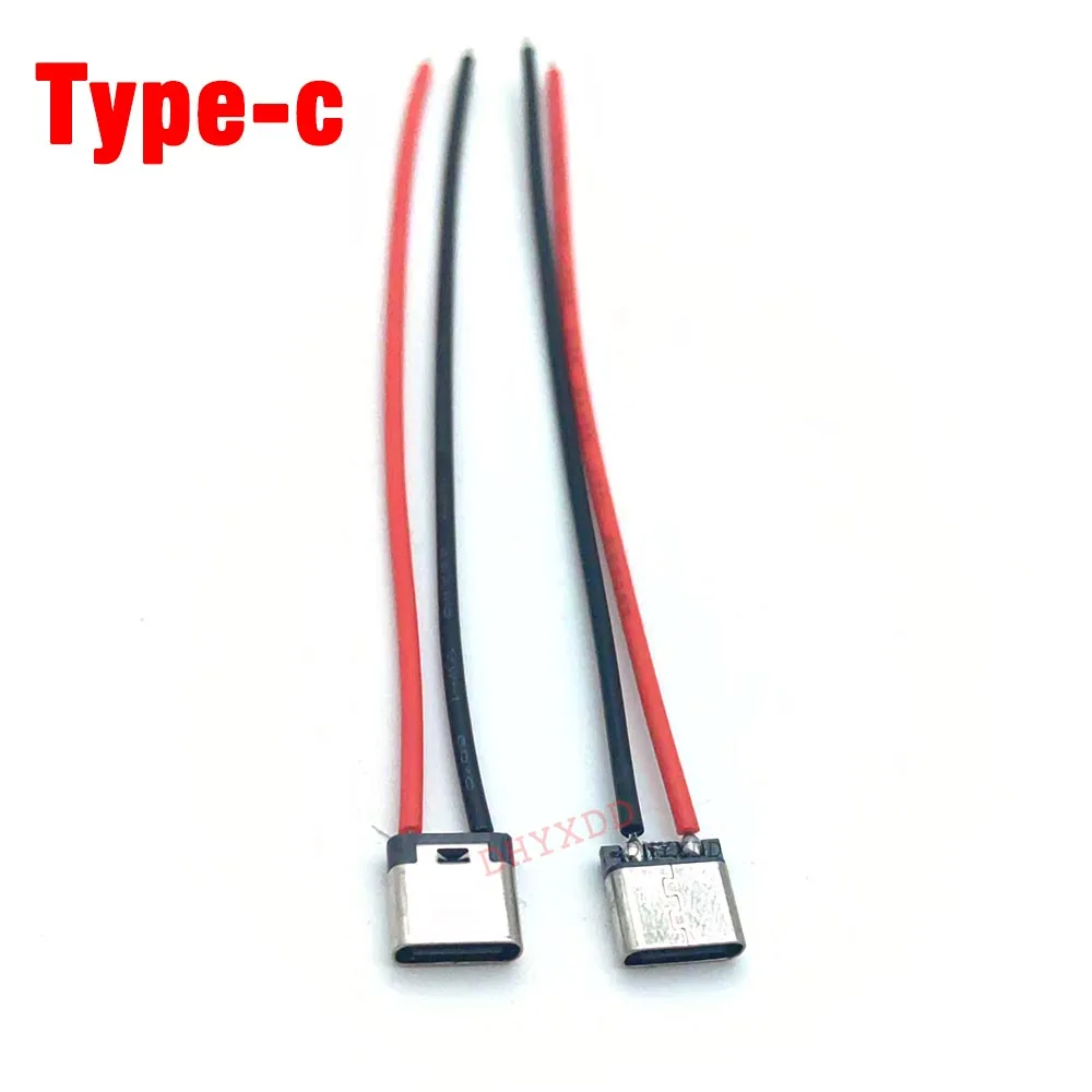 10 шт., разъем Micro USB Type-C 2Pin 2P