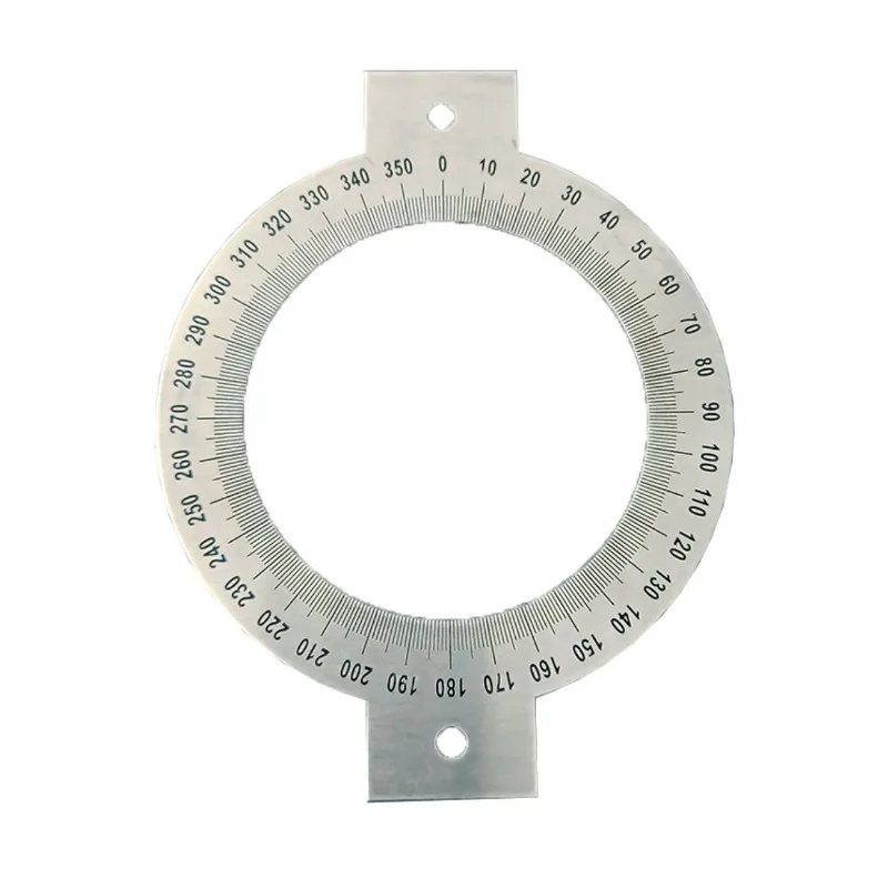 Clockwise dial outer diameter 100 inner diameter 0/20/30/mm isometric dial 360 degree angle measurement round ruler