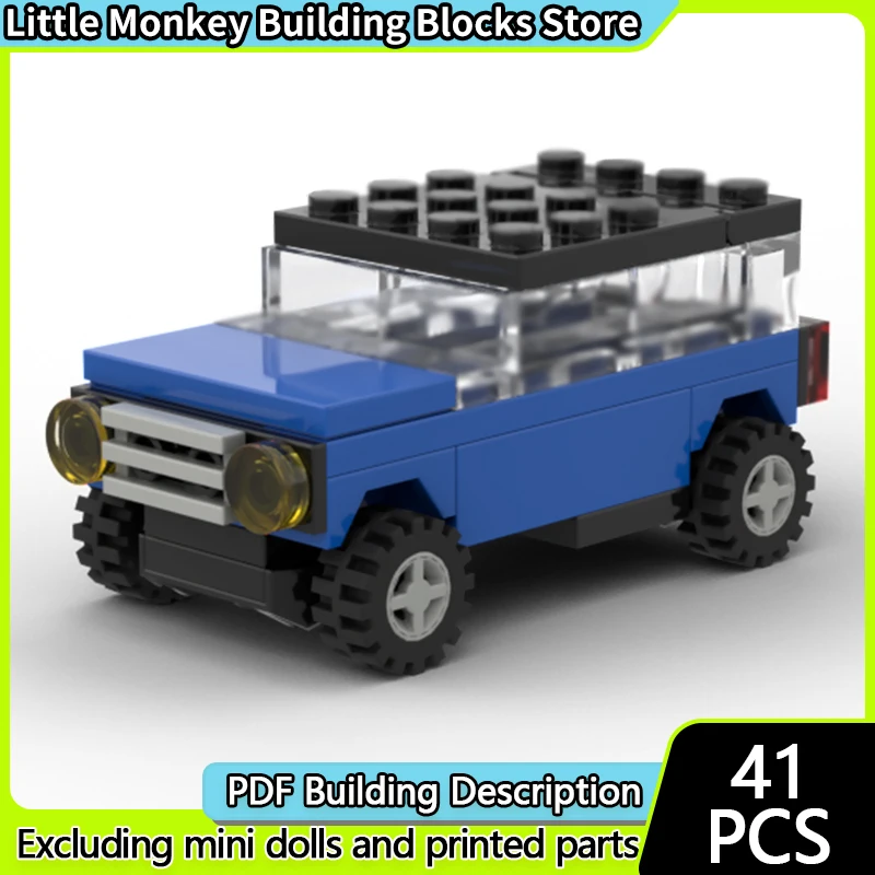 

Speed Racing Car Model MOC Building Bricks Classic Off-Road Vehicle Modular Technology Children Holiday Gifts Assemble Toys Suit