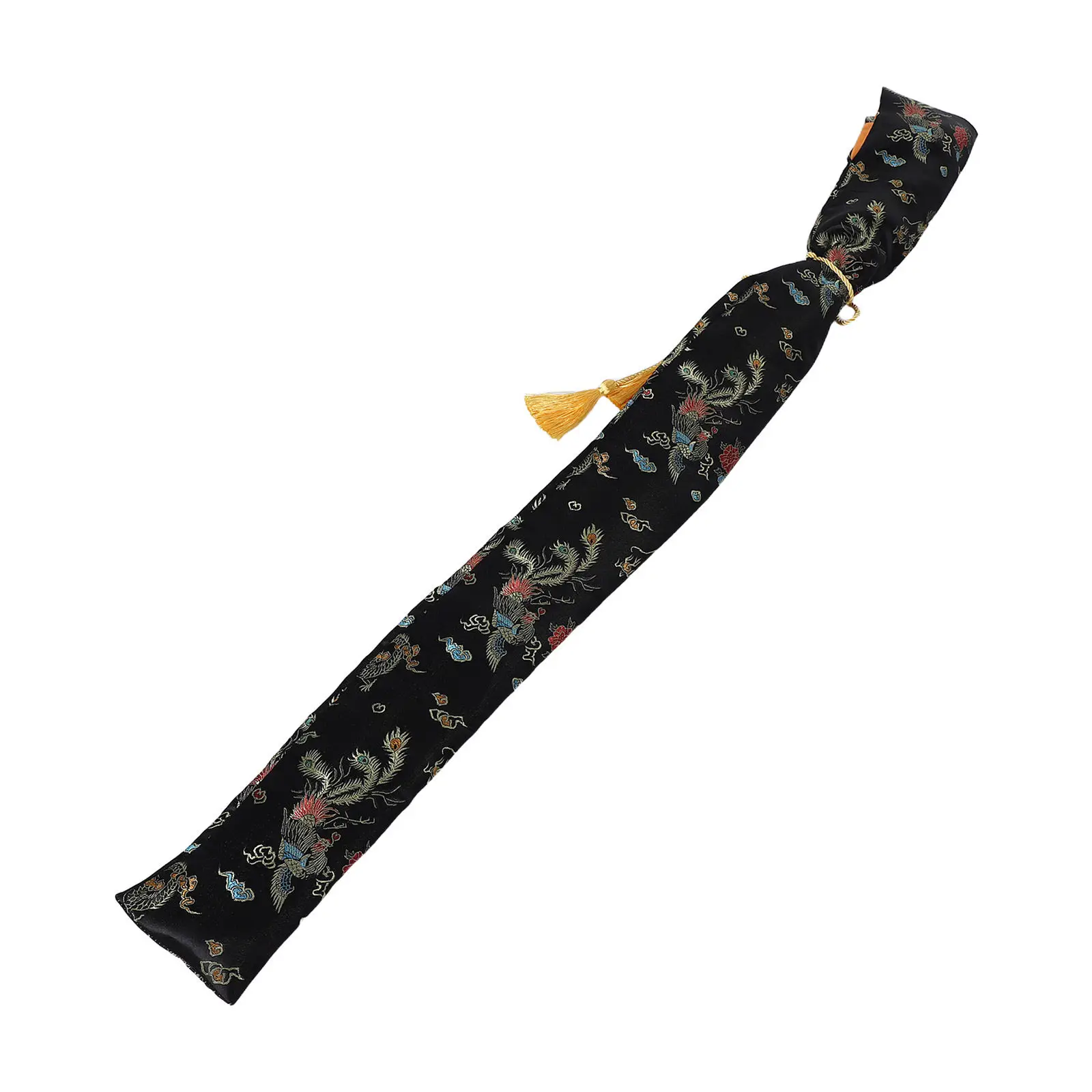 Martial Arts Carry Bag 53 Inch Smooth Silk Tai Chi Sword Storage Case Protective Vintage Pouch