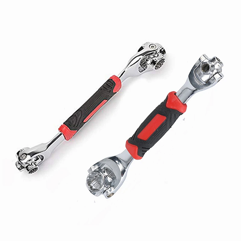 Universal 360° Tiger Wrench 48-in-1 Multi-functional Socket Set, Spline & Torx & Hex Bolts, Steel Hand Tools for Automotive