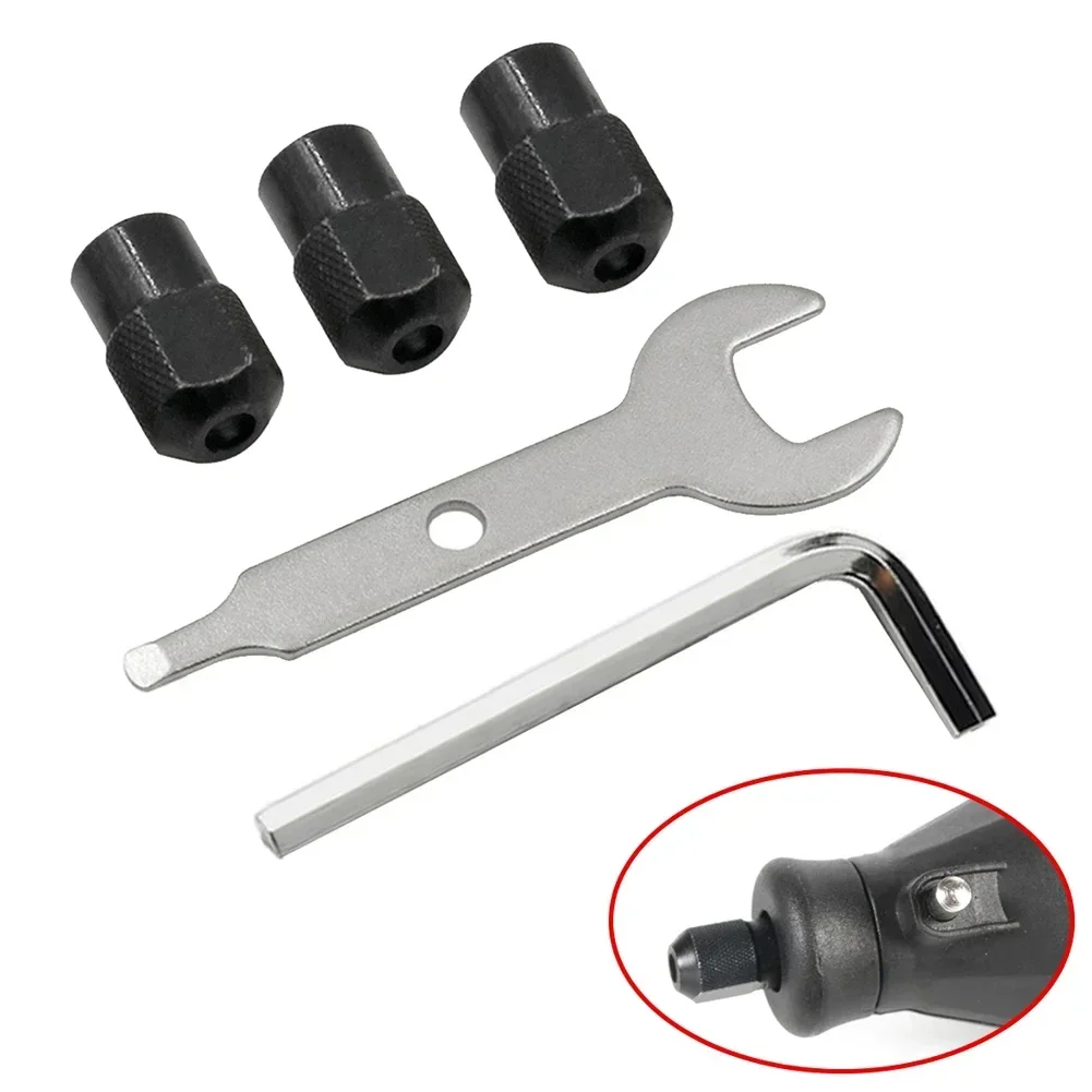 

Mini Drill Chuck Set M8X0.75mm Chuck Nut With Wrench For Electric Grinder Rotary Tool Accessories Easy Installation