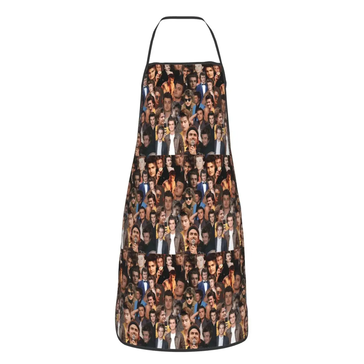 Joseph Keery Photo Collage Aprons Chef Cuisine Tablier Sleeveless Bib Kitchen Cleaning Pinafore for Women Men Gardening