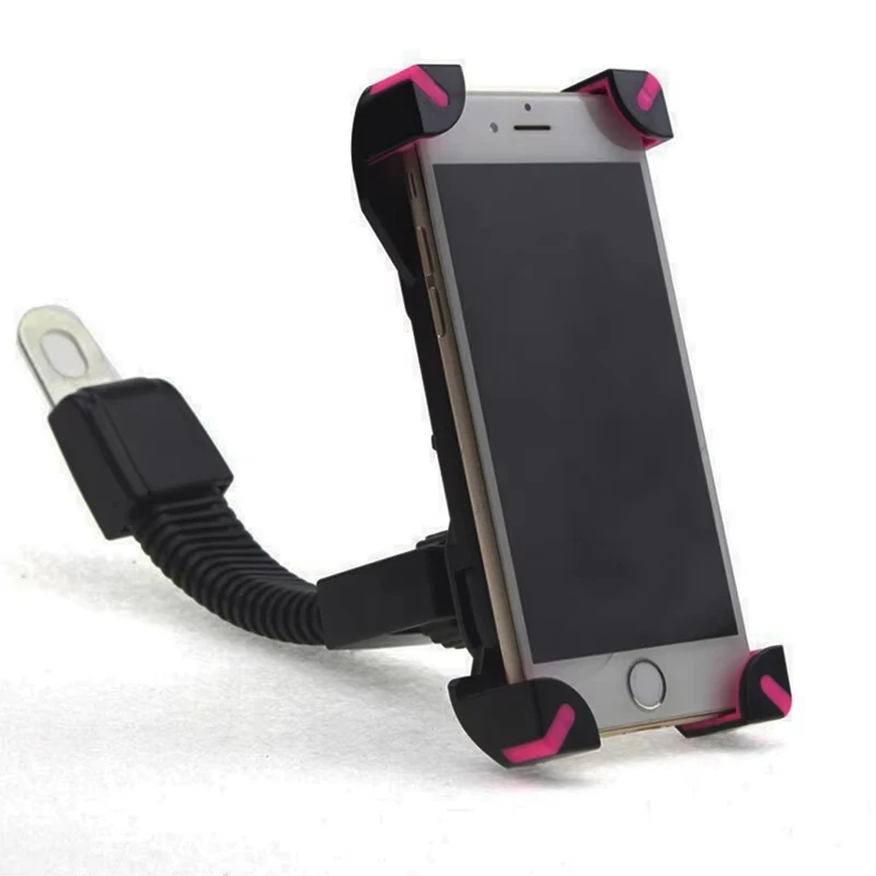 Uchwyt na telefon motocyklowy, mocowanie do lusterka wstecznego, wodoodporny uchwyt na telefon do skutera, akcesoria do telefonów komórkowych. — zdjęcie produktu 2
