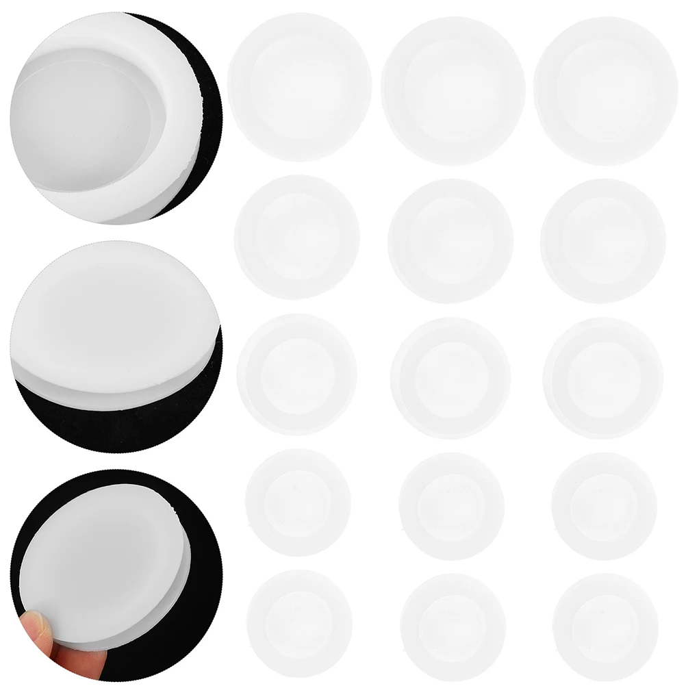 30pcs Round Rubber Plug Piggy Bank Stopper Replacement Cap Plugs for Money Pot Closure Sturdy Reusable Key Box