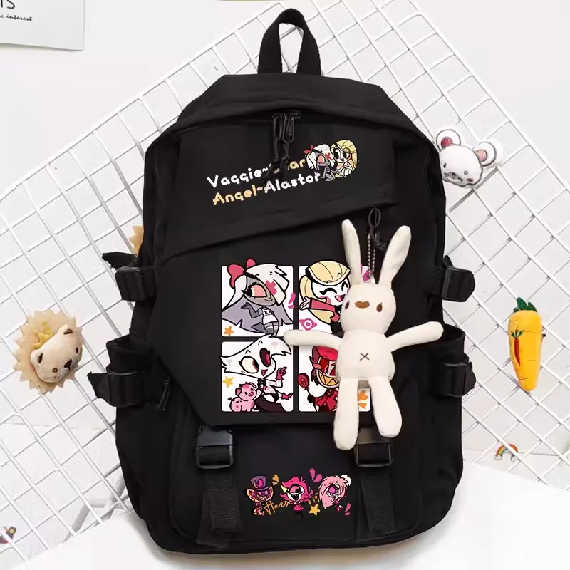 

Helluva Boss Bilitzo Stolas Cartoon Backpacks Teenarges Schoolbag Anime Men Women Fashion Outdoor Shoulder Laptop Bags Mochila