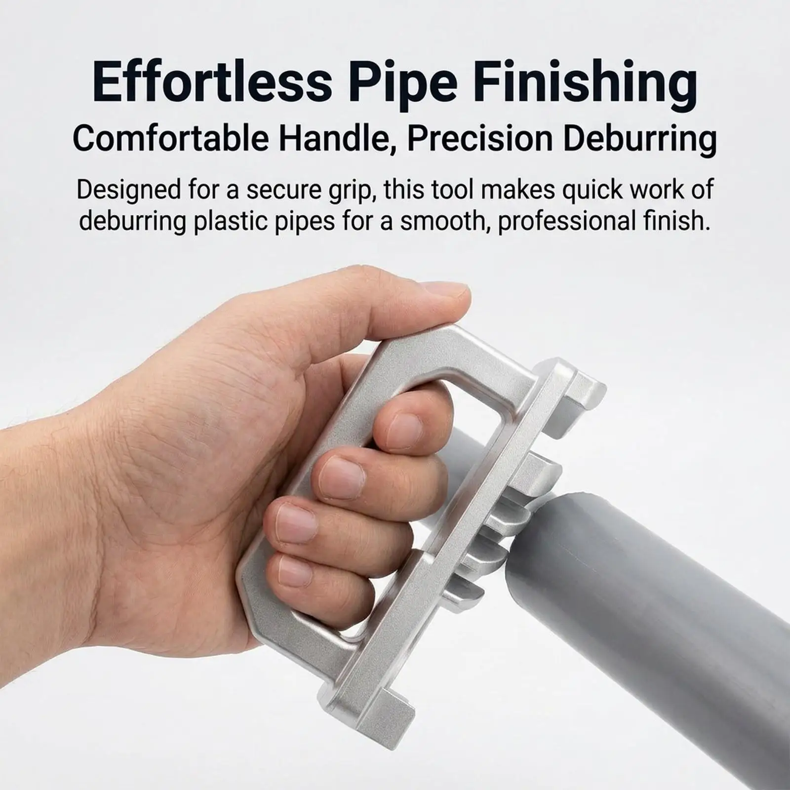 Versatile Pipe Deburring Tool for PVC CPVC ABS PP PE Smooth Edge Chamfer for Plumbing Accessories and Repair