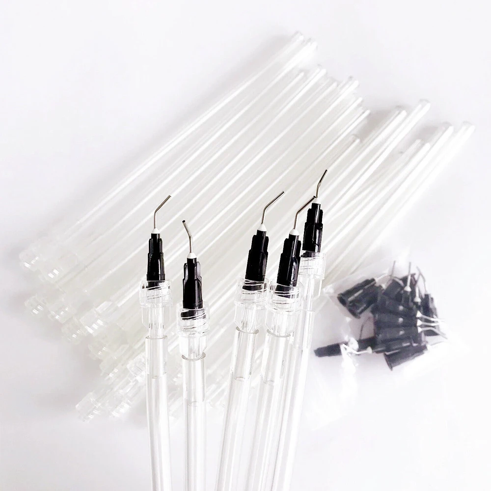 

20 шт. одноразовый стоматологический выталкиватель слюны, аспиратор, предварительно изогнутый с игольчатым наконечником для эвакуации полости рта, стоматологический инструмент