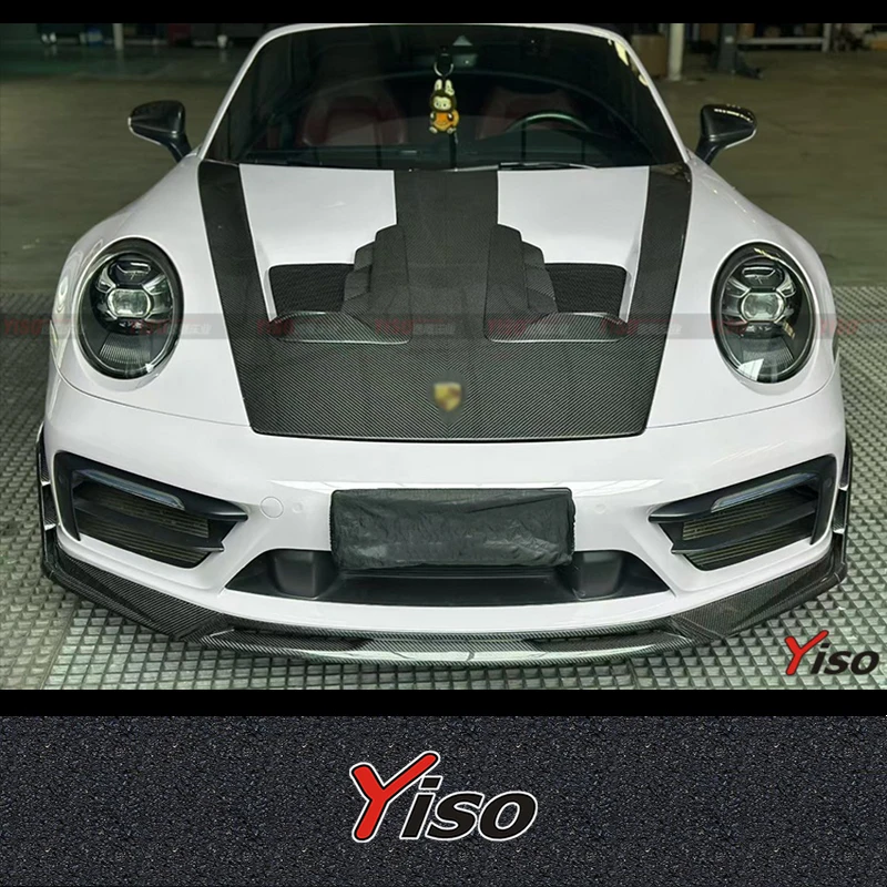 For porsche 992 Gt3rs High Quality Dry Carbon Fiber Hood Dry Carbon Fiber Oem Hood Vent Perfect Fitment 992Gt3rs Aerodynamic kit