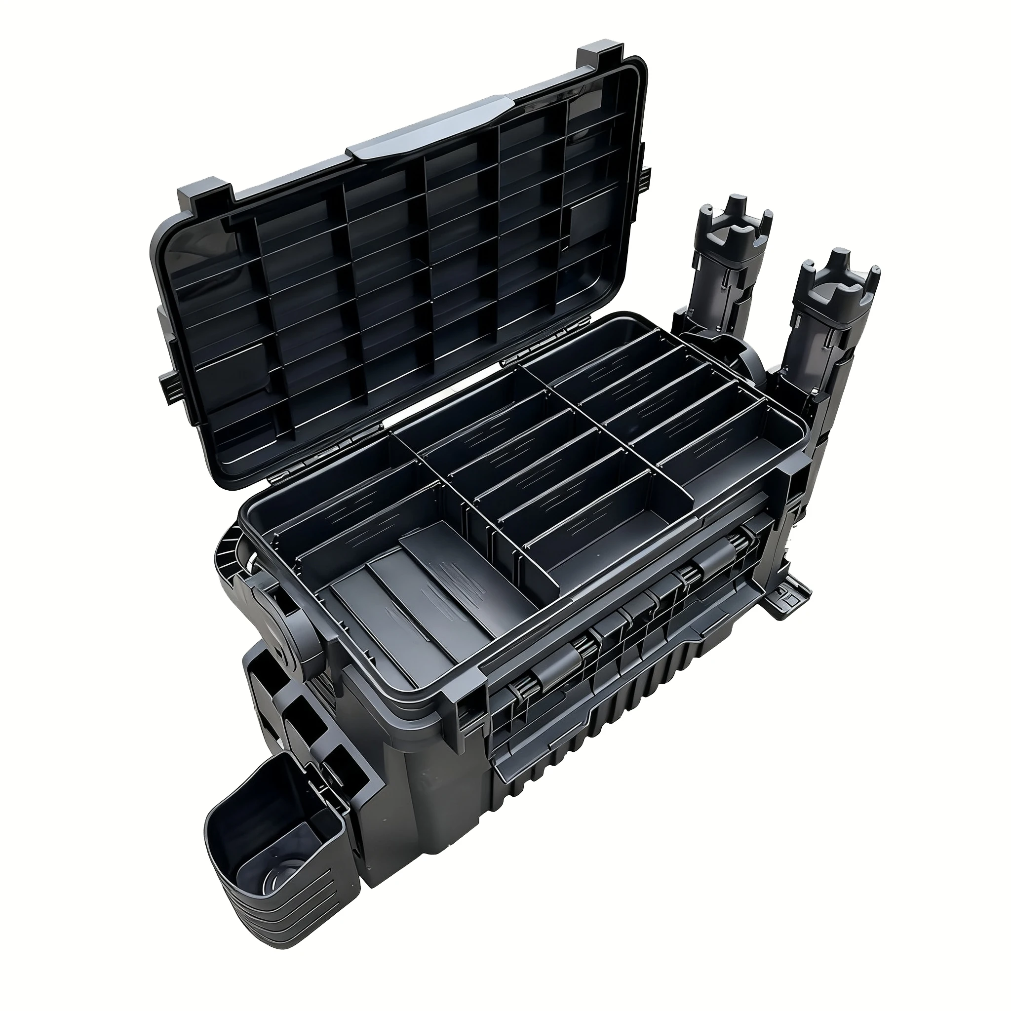 Heavy Duty Fishing Tackle Stor - Fishing Rod Holder recension och pris