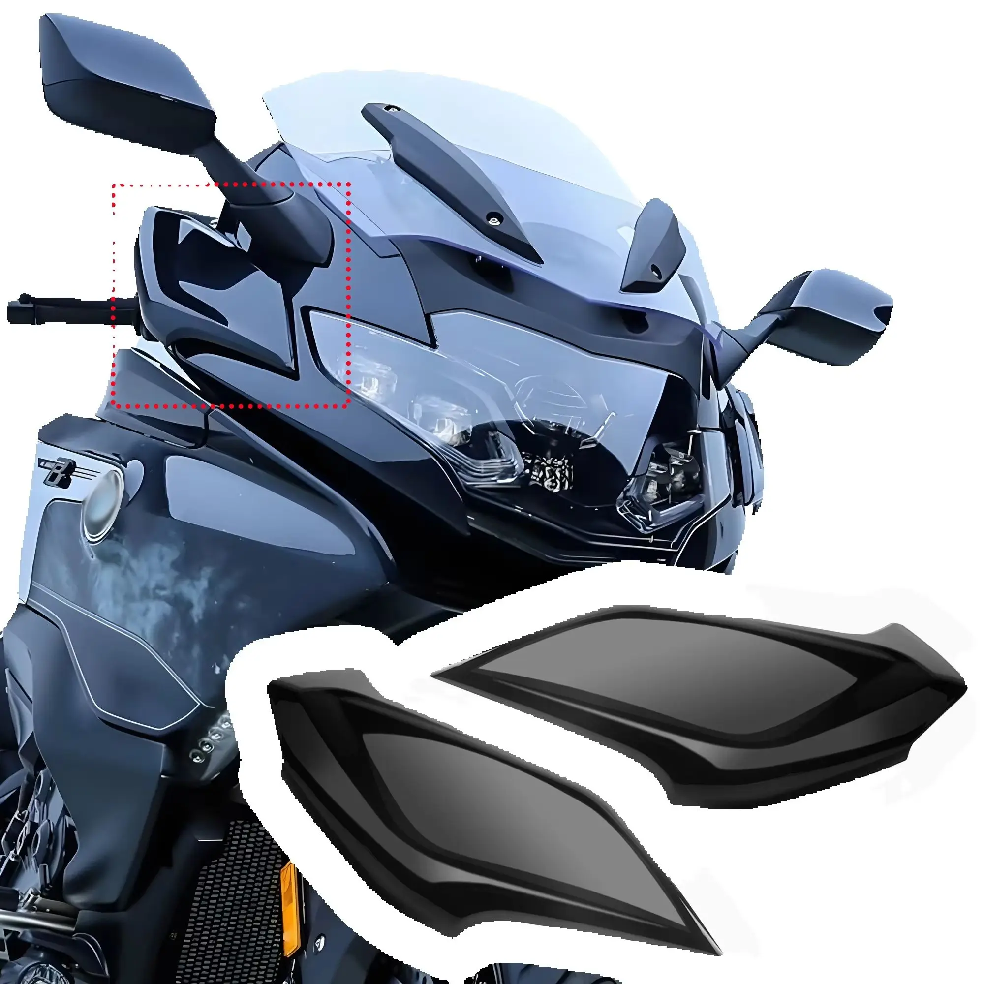 PANICAL for BMW Fairing K1600GT K1600B K1600GTL K1600BGA 2011-2026 Motorcycle Spoiler Accessories Wing Fairing
