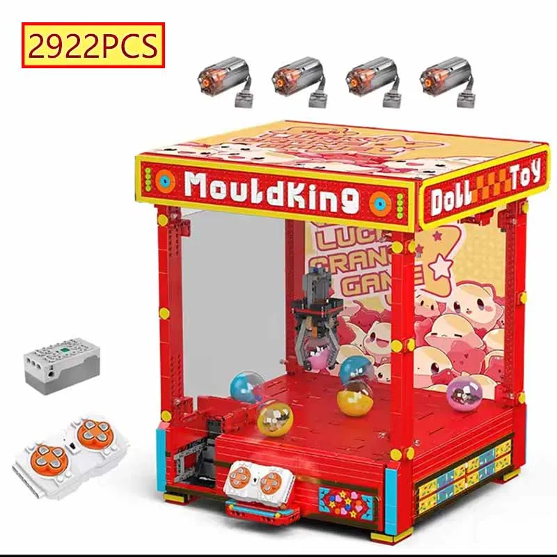 

2922PCS MOC technical Creative The RC Motorized Toy Grab Doll Machine Building Block Assembly DIY Children's Birthday Gifts