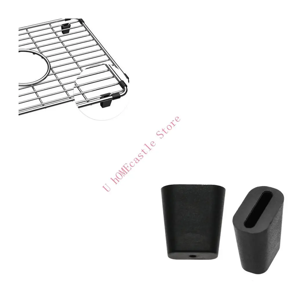 63HF Sink Protector Rack Grids Feet Nonslip Bumper Protector Replacement Feet