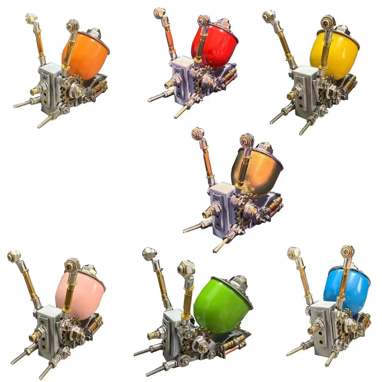Steam-punk Mechanical Insect Snail Metal Assembly Toy Model Creative Handicraft DIY Ornament Festival Gift