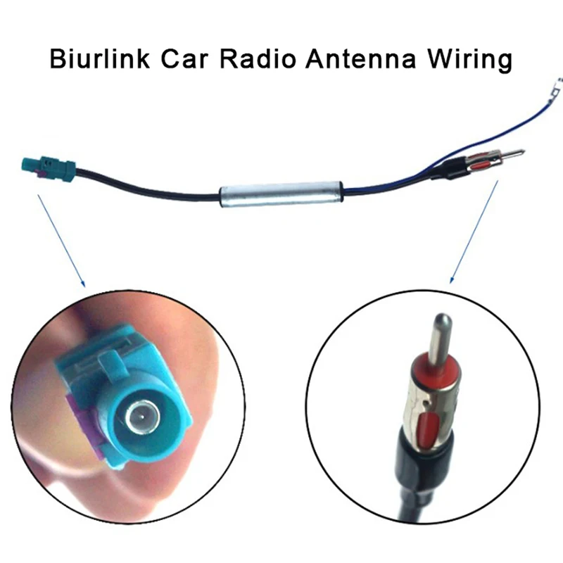 Biurlink Car Radio Antenna Wiring Fakra Male Adapter Transfer Cable For Vehicle Signal Connector Auto Electronic Accessory
