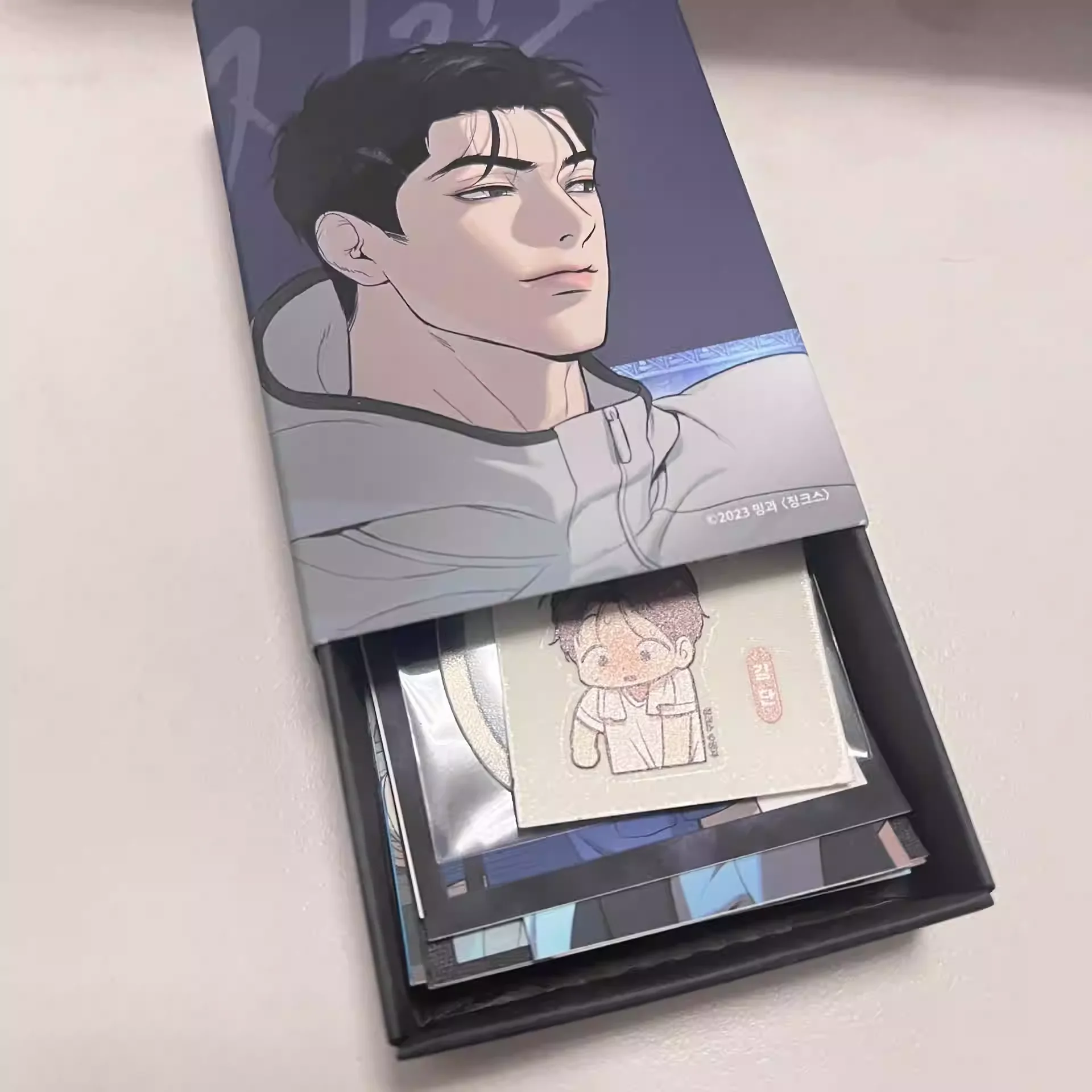 Korean Comic Jinx Magic Spell Sticker Caixa, Original, Novo, 2023