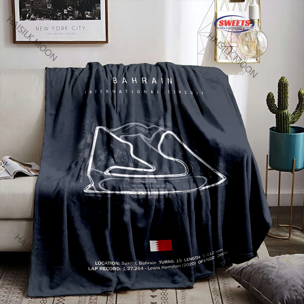 2025 F1 الفورمولا 1 بطانية رياضة السيارات تحت عنوان المسار! غرفة نوم غرفة معيشة أريكة أربعة مواسم شال بطانية سباق عاشق هدية عظيمة