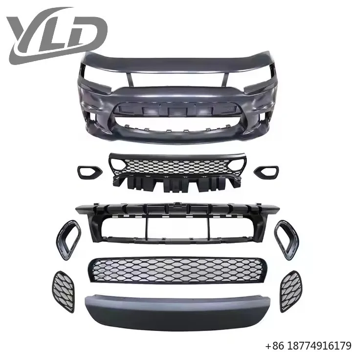 

Полный комплект обвеса YLD для Dodge Charger 2015-2022 в стиле SRT Hellcat: классические внешние аксессуары для авто