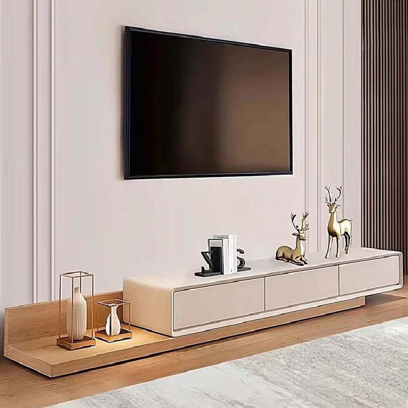 tv stand cabinet Monitor Stand Modern Luxury Mobile Center Display Tv Cabinet Living Room Table Basse Pour Salon Salon Furniture