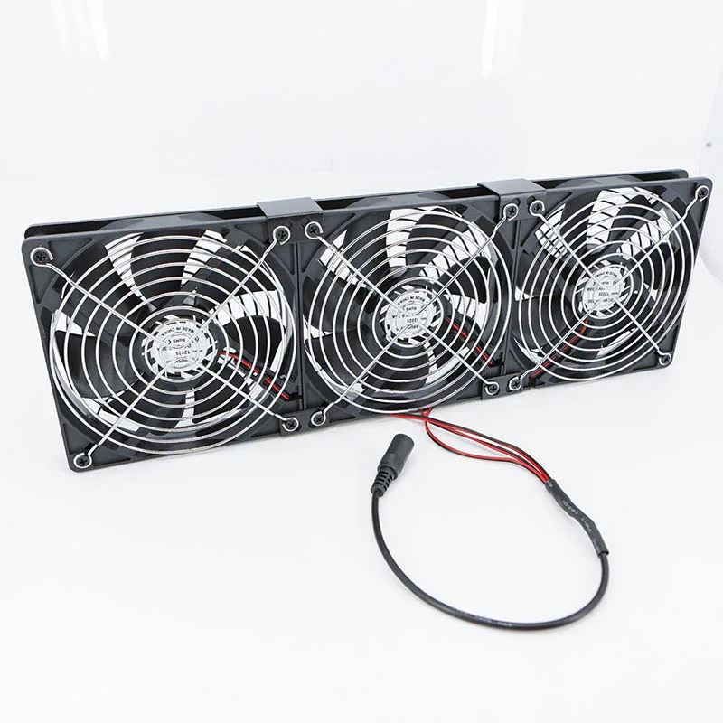 Wentylator chłodzący 120mm 3000RPM z kontrolerem 12cm 12V 220V do obudowy BTC, stacji roboczej, szafy, radiatora, wentylator serwerowy J17 — zdjęcie produktu 5
