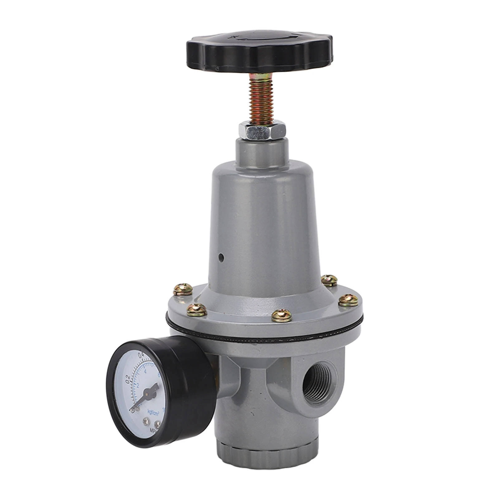 Pneumatic Air Reducing Valve Air Source Compressed System Pressure Regulator Kit with Gauge QTY‑10 G3/8