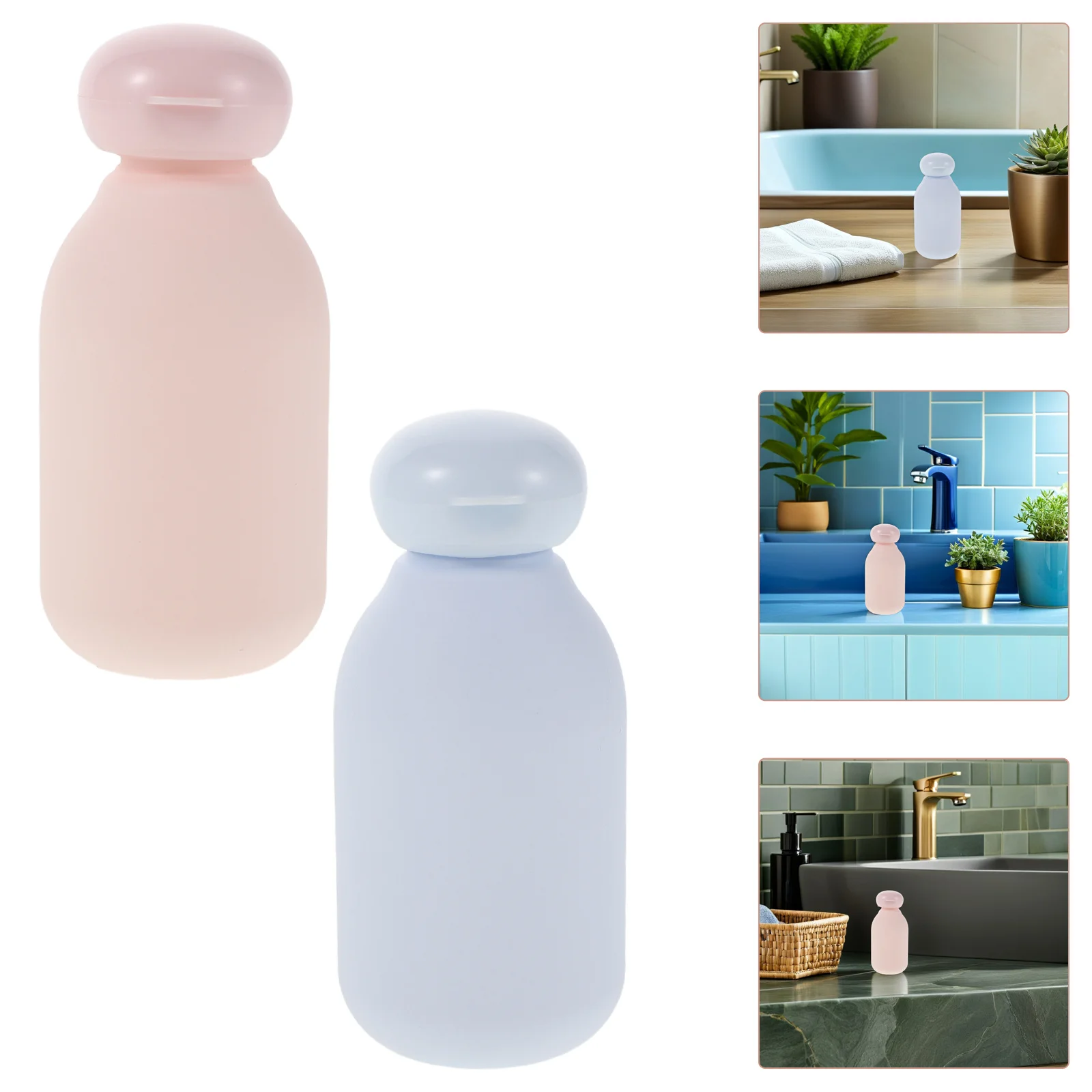 

10pcs 100Ml Refillable Travel Squeeze Bottles Empty Plastic Containers For Lotion Body Wash Shower Gel Leak-Proof Toiletry