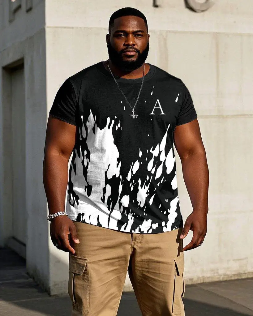 S-9XL Plus Size Men's 
