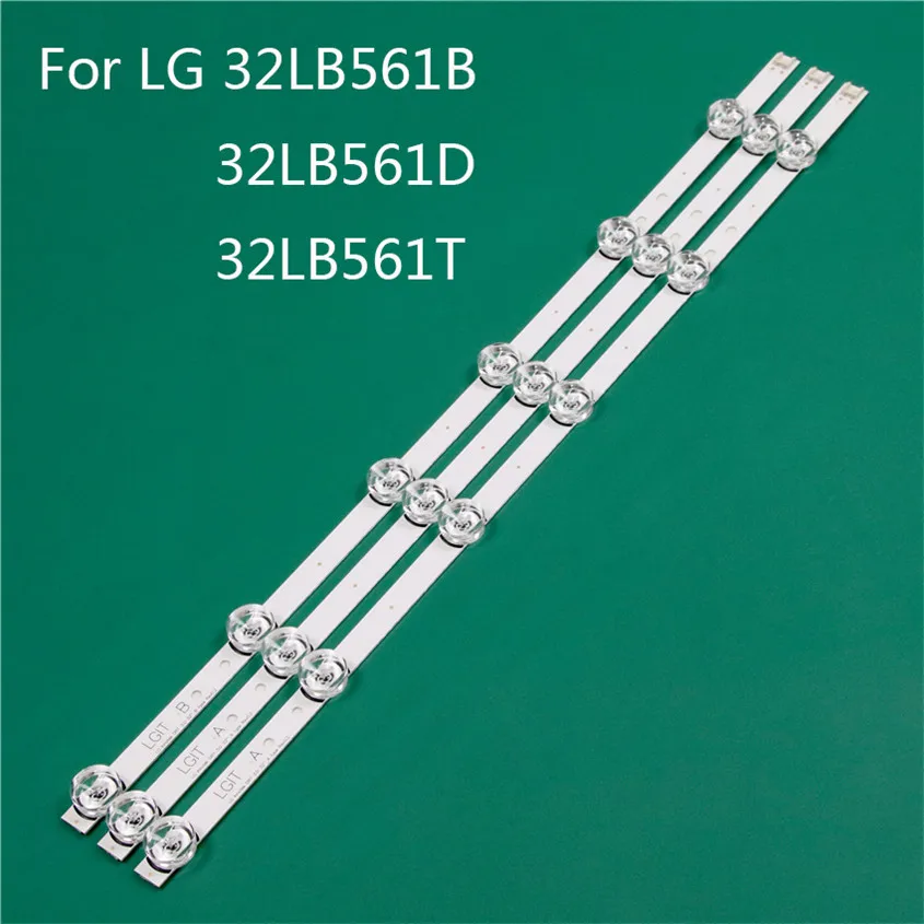 LED TV الإضاءة جزء استبدال ل 32LB561B-ZC 32LB561D-DC 32LB561T-TC عمود إضاءة LED شريط إضاءة خلفي خط حاكم DRT3.0 32 A B