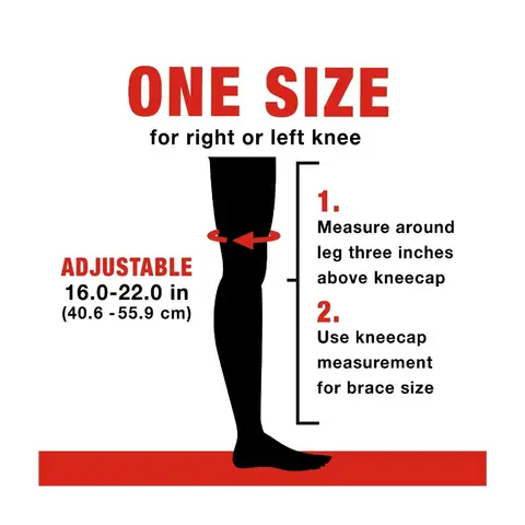 Justerbar knästöd med gångjärn för sport och daglig användning Stödjer ledstabilitet och minskar smärta Perfekt för fysiska aktiviteter 8 best sales knäskydd - №5