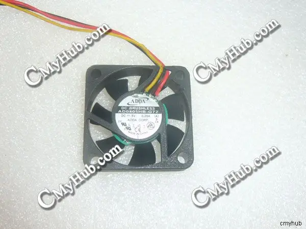 For ADDA AD0405HB-G72 (A) DC5V 0.25A 4010 4CM 40MM 40X40X10MM 3pin Cooling Fan AD0405HB-G72 (A)