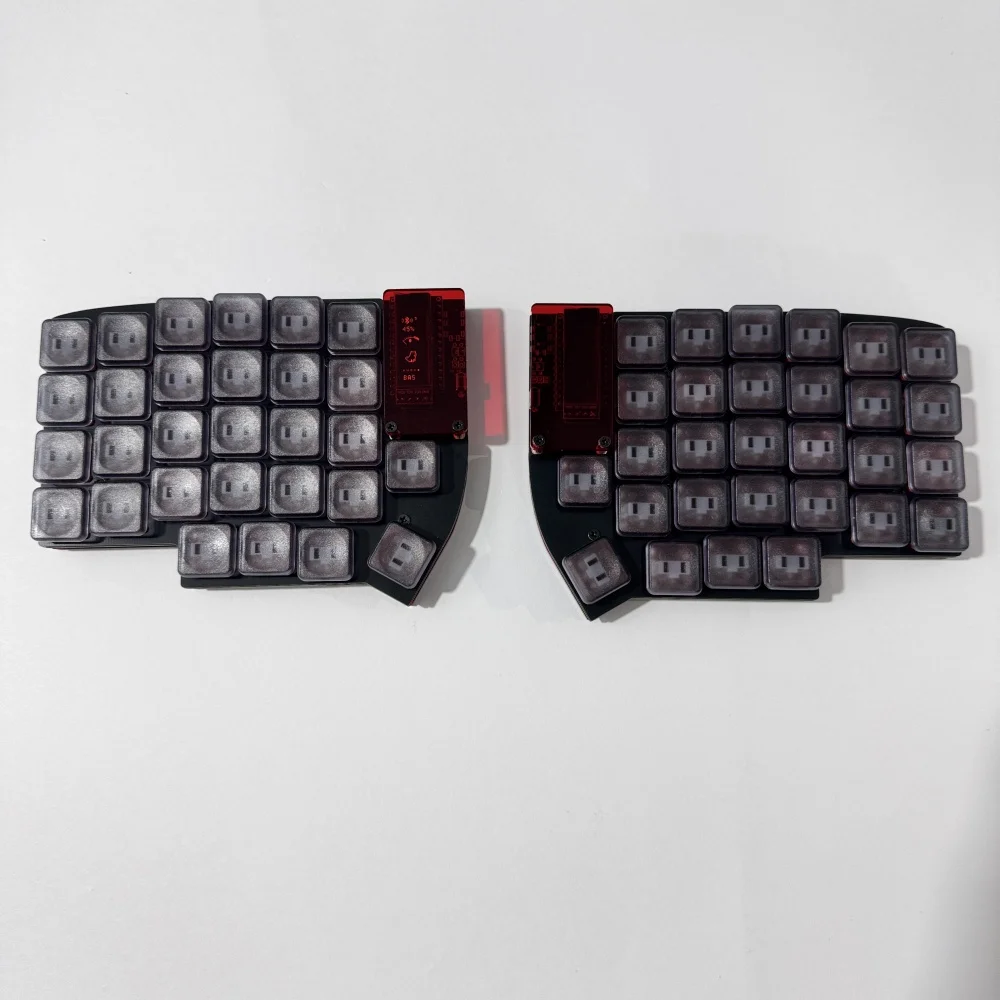 

NEW Lily58Pro Low Profile Split Keyboard Kit Choc V1/MX Switch Hotswap Screen Version Bluetooth Wireless Wired Separate Keyboard