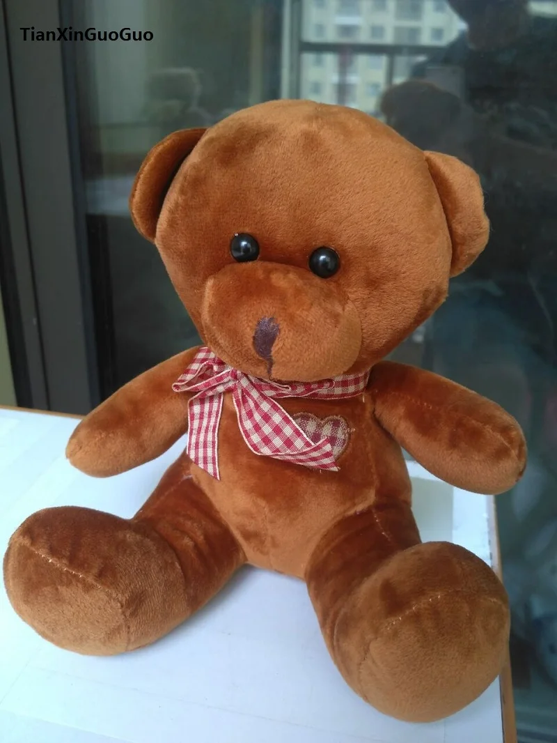 Cartoon Teddy Bear Plush Toy 22cm Soft Baby Doll Birthday Gift Lovely Bear Doll