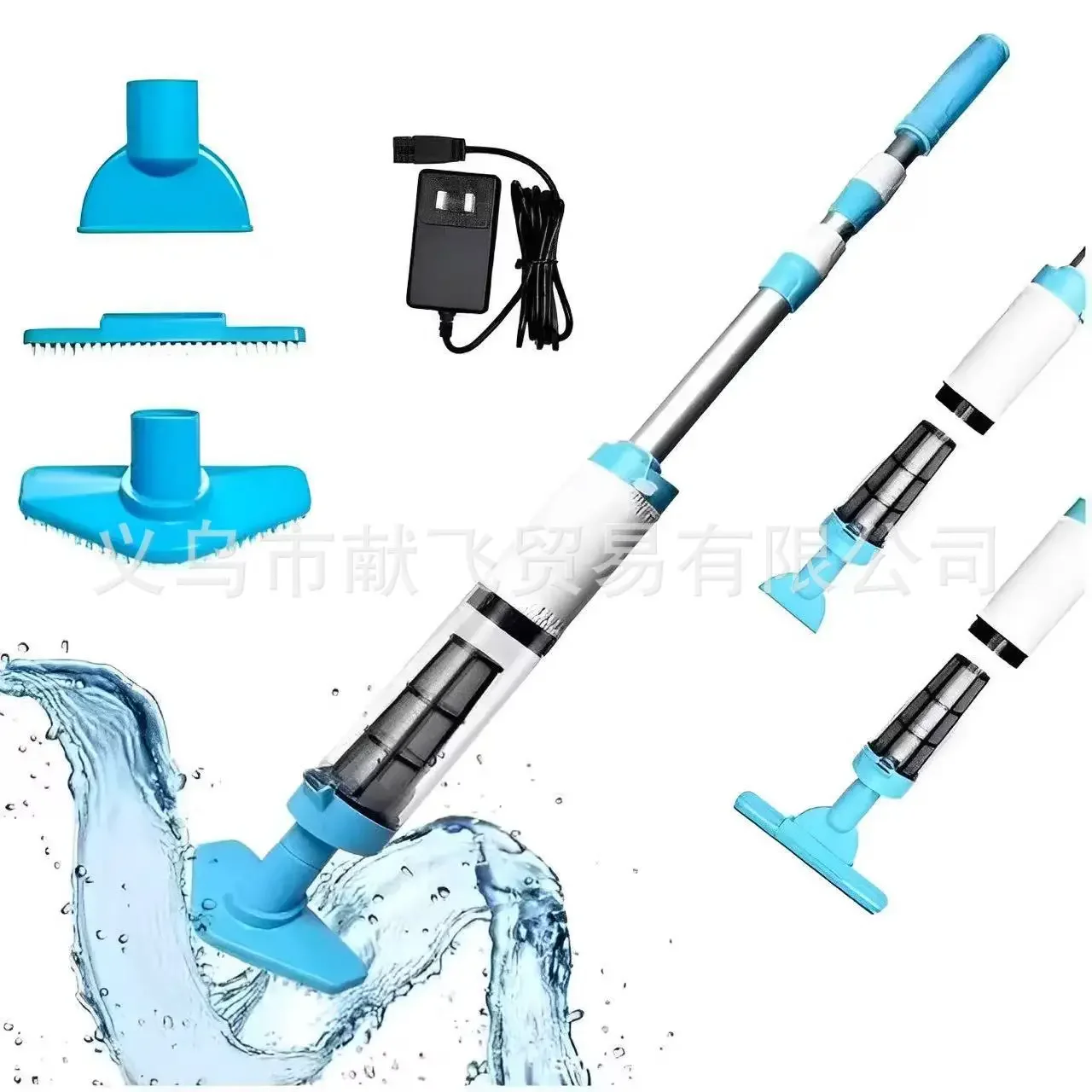 Premium Cordless Pool Sewage Suction Wireless Cleaning Vacuum Cleaner for Baby Hot Tub Fish Pool Underwater Vacuum Charging Mode image 3