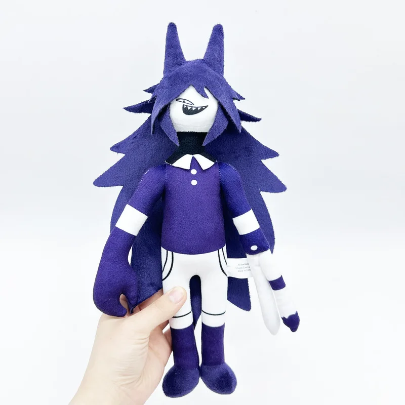 34cm New Fundamental Paper Education Cartoon And Anime Related Images Purple Plush Doll High Quality Plush Toy Room Decoration