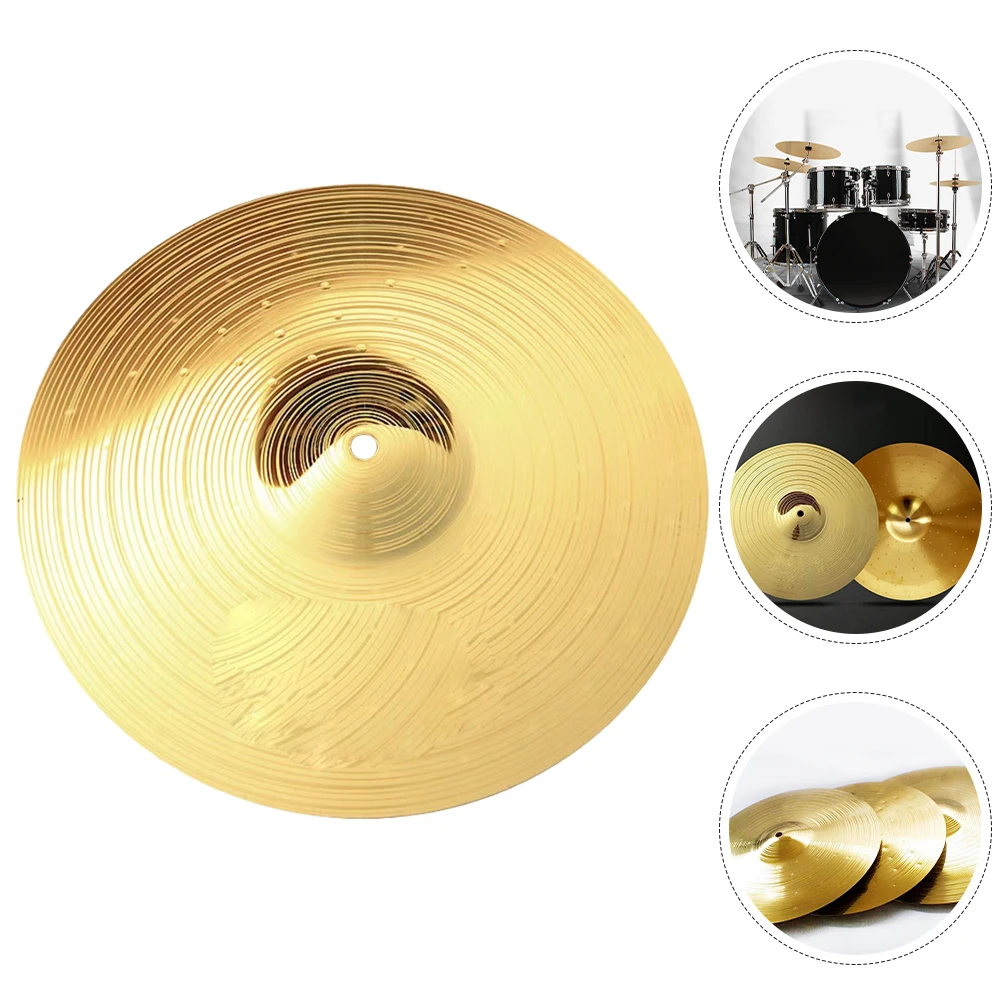 

Set Metal Splash Cymbal For Drum Set Low Volume Practice Drum Kit Crash Cymbal Replacement Instrument Accessory