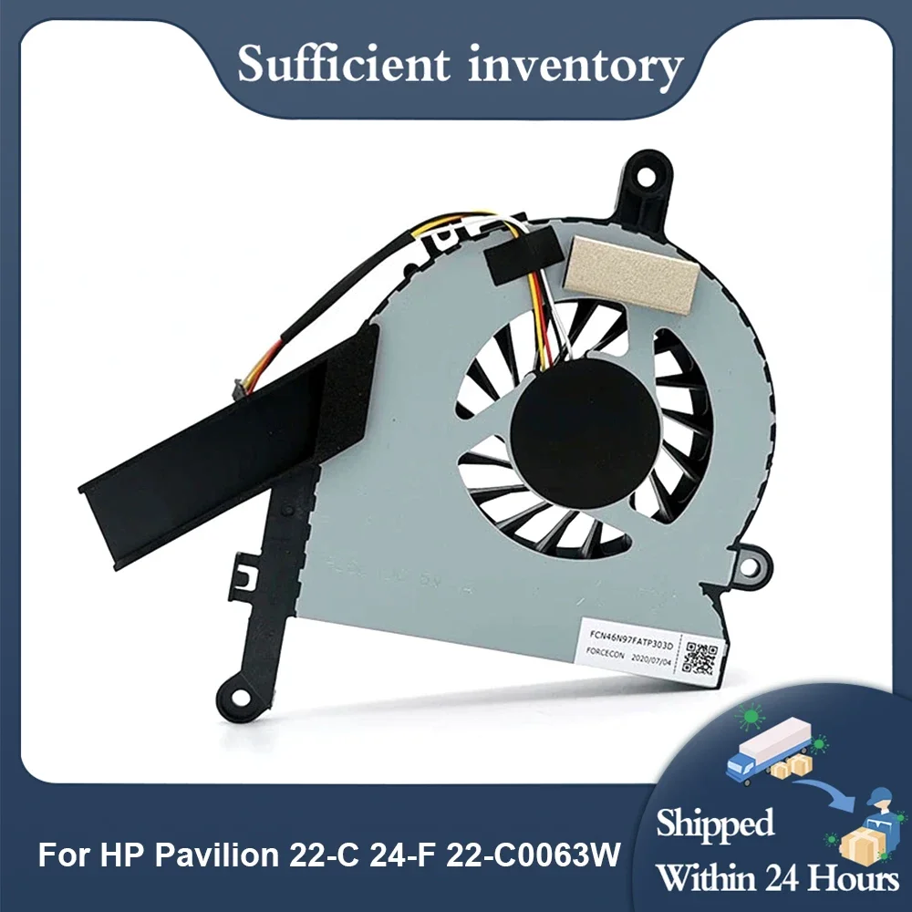 

New For HP Pavilion 22-C 24-F 22-C0063W 200G3 DC5V 4Pin BAZB0917R5U P002 L15723-001 Laptop CPU Cooling Fan