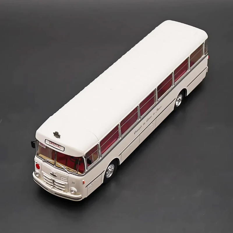 

IXO Diecast 1:43 Scale Alloy Berliet PLR 10MU 1955 Bus Model Finished Product Simulation Toy Collection Gift Static Display
