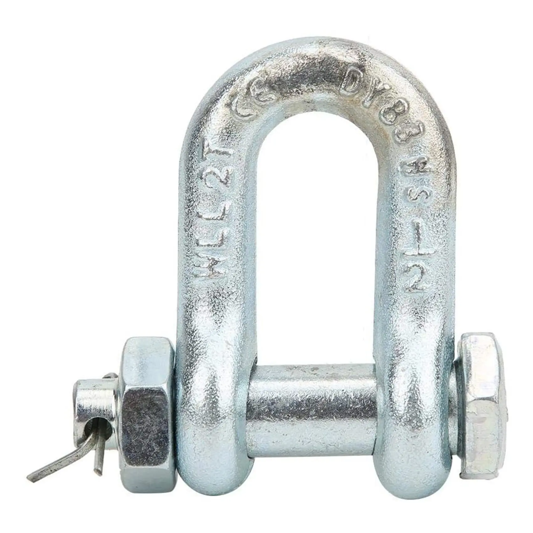 

U-Ring Shackle Shaped Shackle Hook Galvanized High-Performance Bow Made of Alloy Steel with Horseshoe Buckle Nut (6.5T)