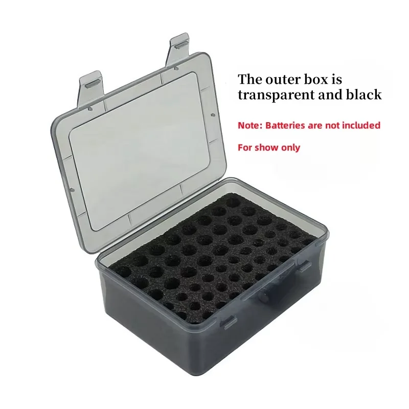 Portable Household Battery Storage Rack for 54 AA Batteries Garage Container Drawer Dispenser Organizer for Home Use image 4