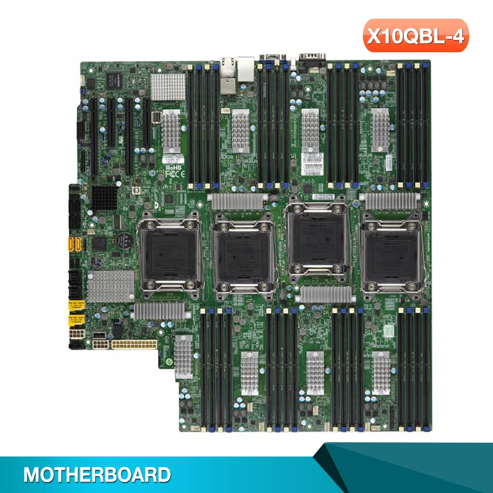 

X10QBL-4 для серверной материнской платы Supermicro с четырьмя разъемами R1 (LGA 2011), поддерживает процессор Xeon E7-4800 v4/v3, семейство