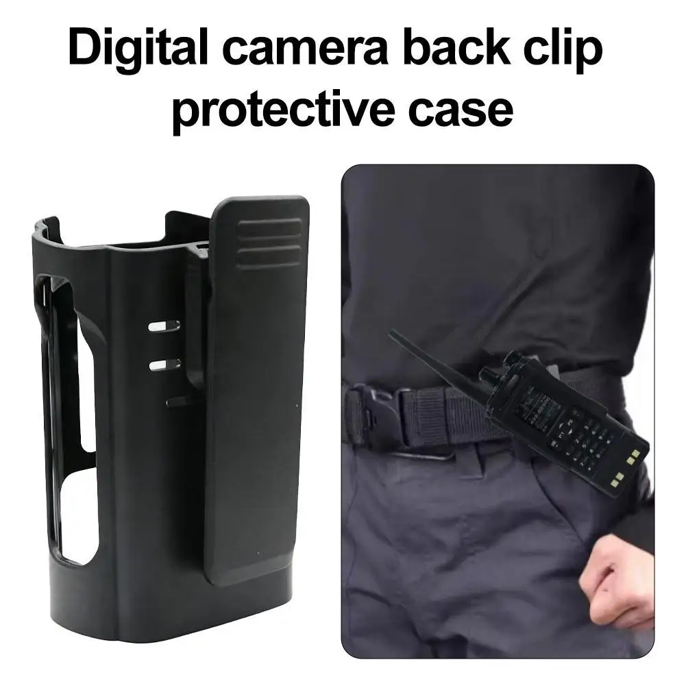 

For Baofeng DM32/UV32 Walkie Talkie Digital Back Clip Lightweight Protective Case Sturdy Fixation For Secure Radio Carrying