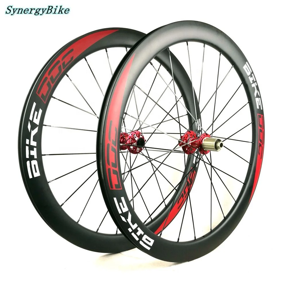 Road bike wheel 700c disc novatec high quality bicycle wheels 700C 50MM*25MM Thru Axel Carbon Road Disc Wheel