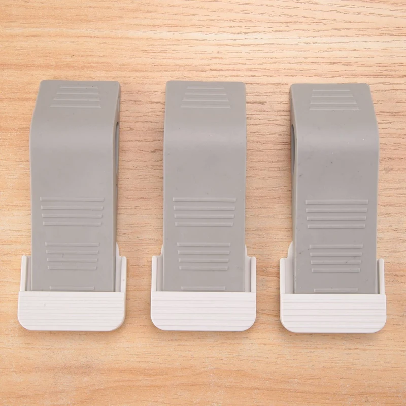 Promotion! Door Stoppers Rubber Door Stop, Door Wedge Stoppers Floor Works On Multi Floor Surfaces, Door Security And Jammer