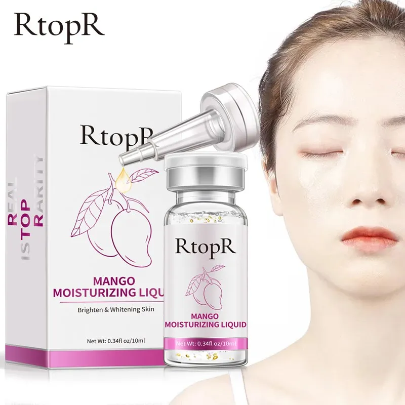 RtopR World premiere Mango Bright Moisturizing Liquid High Quality Skin Care Whitening Face Care Anti-aging Serum Ance Treatment