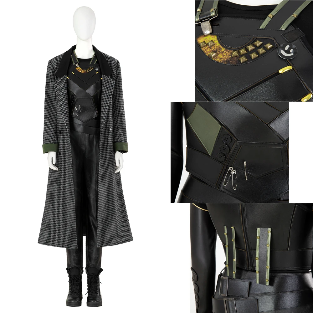 

Halloween Carnival Lady Loki 2 Superhero Sylvie Cosplay Sylvie Lushton High Quality Fashion Coat Clothing