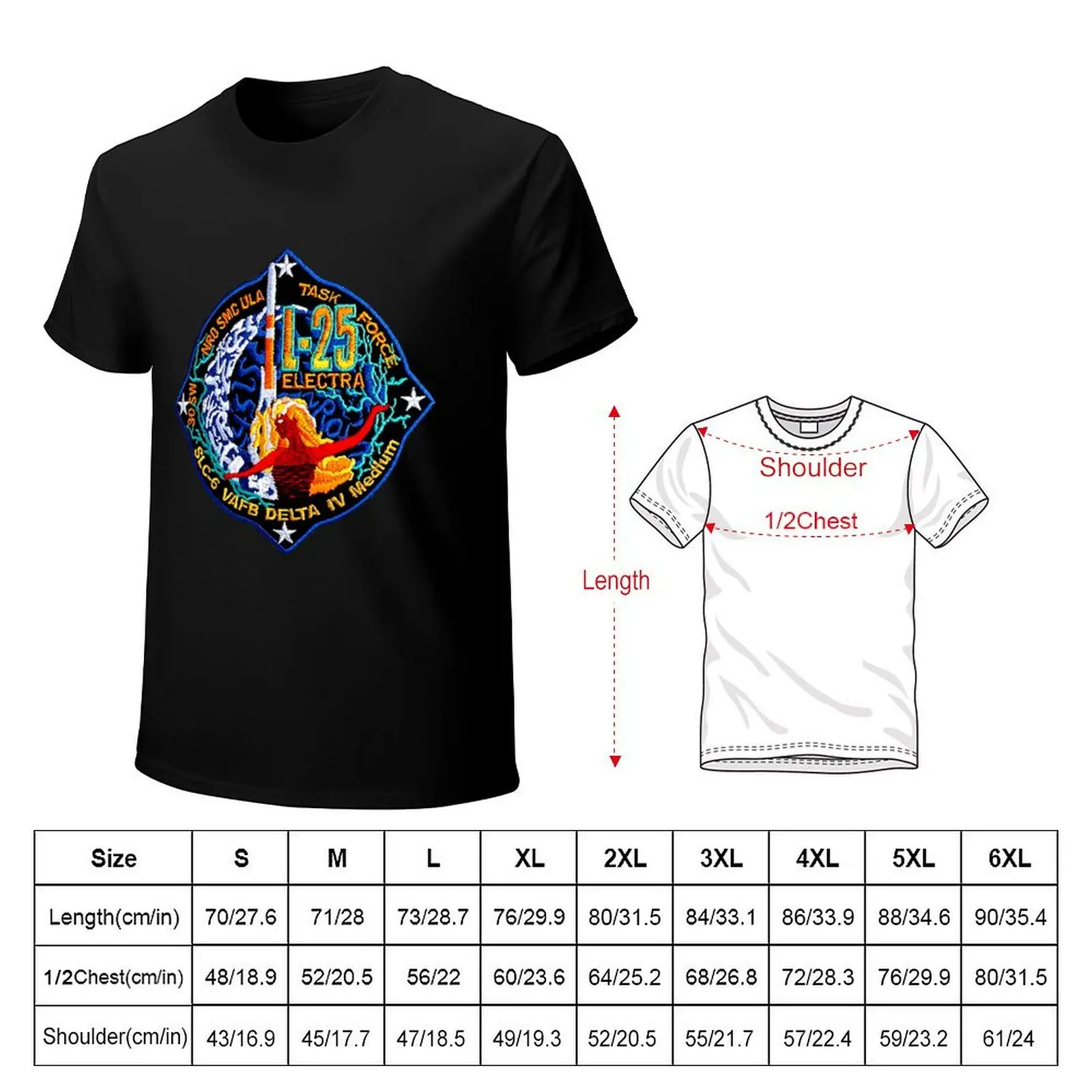 NROL-25 (Electra) Launch Team Logo T-Shirt t shirts designer T-Shirt