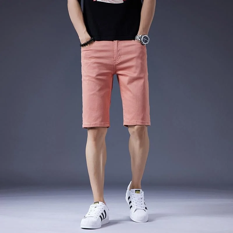Calças Jeans Finas de Verão de Alta Qualidade, Modelo Novo Tang Town Thirteen Rows, Calças de Cintura Média com Perna Reta, C...