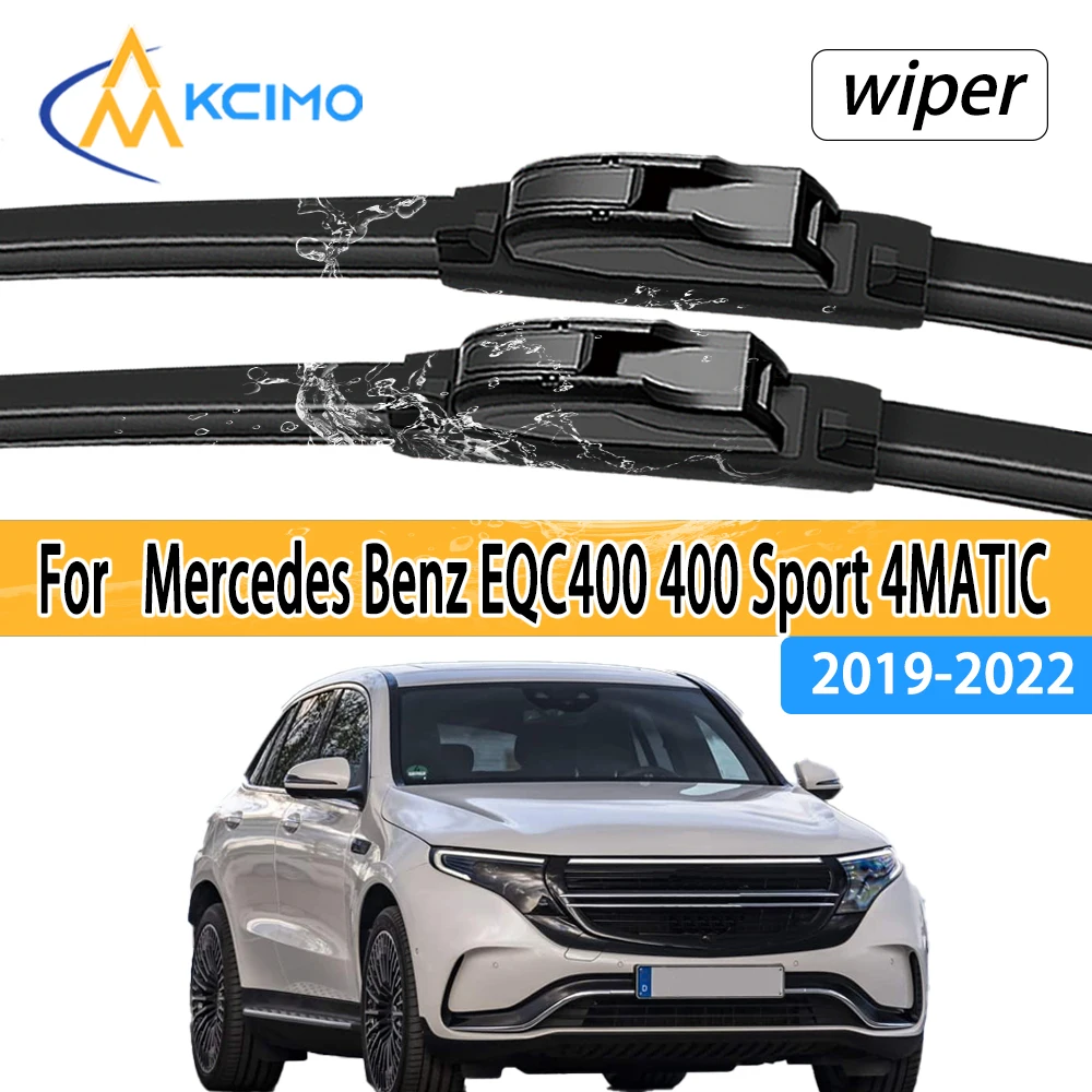 Für Mercedes Benz EQC400 400 Sport 4MATIC 2019-2022 Frontscheibenwischerblätter 2 Stück Windschutzscheiben-Fenster-Zubehör