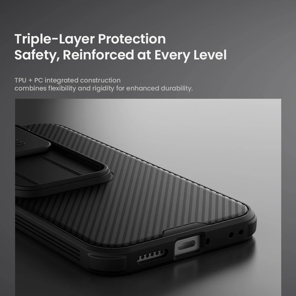 Funda Nillkin Camshield Pro para Xiaomi 17T Pro/17T/15T Pro/15T 5G, cubierta rígida de PC con protección deslizante para la cámara, para el teléfono Mi 15T Pro